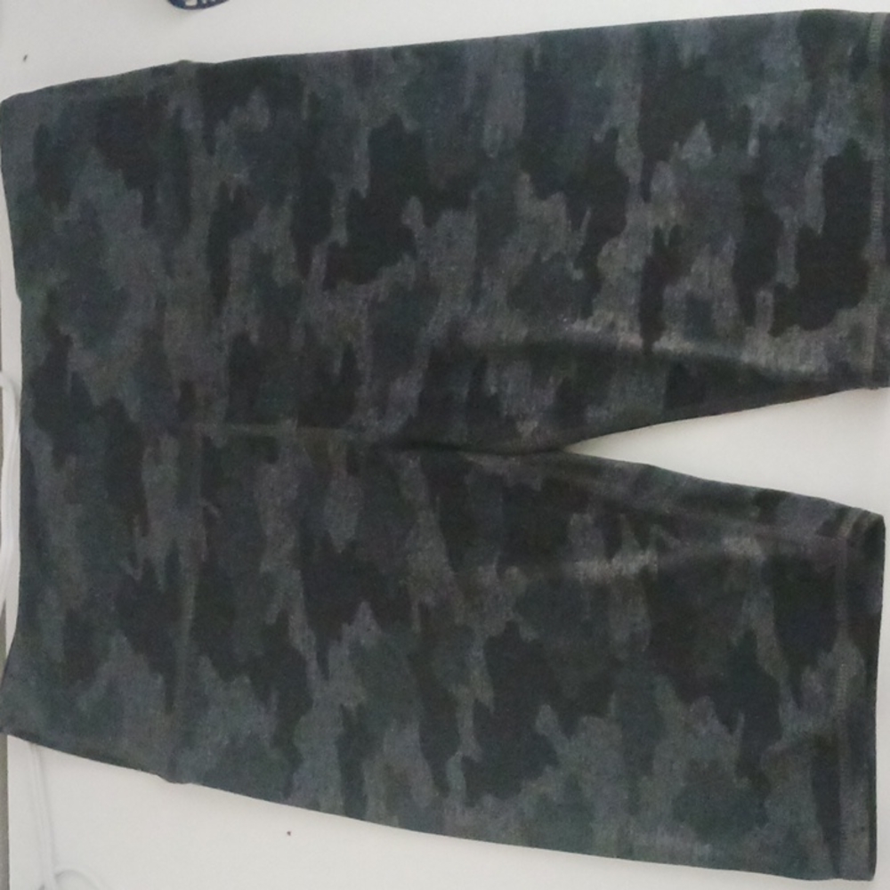 Black and gray bike shorts